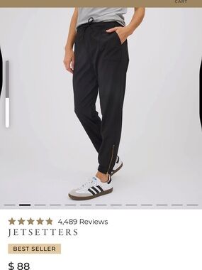 High Waisted Jetsetters Tan Jogger Pants